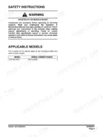 doosan-dx140lcr-3-excavator-repair-manual-hydraulics-center-joint-swivel-sp002917-631.webp Doosan DX140LCR-3 shop manual, centre joint and swivel section: the service warning that opens the procedure, pointing to the operation and maintenance manual before any teardown.