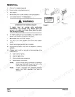 doosan-dx160lc-3-excavator-shop-manual-950106-01172e-procedures-150.webp Doosan DX160LC-3 cabin removal procedure steps, safety warnings, and control lever diagram.