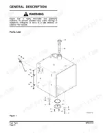 doosan-dx210-dx225lcb-track-excavator-shop-manual-950106-00185e-parts-list-150.webp Doosan DX210, DX225LCB exploded view diagram of the fuel tank assembly and components including filler cap and level gauge.