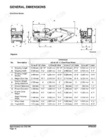 DX210W specification table with shipping dimensions and height over cab