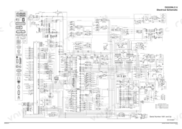 Foldout electrical schematic with control units, connectors and wire codes