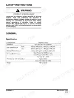 doosan-dx235nlc-5-shop-manual-950106-01115e-hydraulic-pressures-481-1.webp Main pump page listing rated flow and main relief pressures