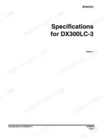 doosan-dx300lc-3-excavator-shop-manual-950106-00215e-specs-75.webp Doosan DX300LC-3 service manual cover page for specifications, document SP002323, Edition 1.