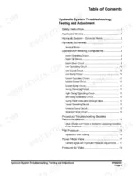 doosan-dx300lc-3-excavator-shop-manual-950106-00215e-troubleshooting-271-1.webp Doosan DX300LC-3 table of contents for hydraulic system troubleshooting, testing, and adjustment procedures.
