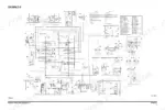 doosan-dx300lc-3-excavator-shop-manual-950106-00215e-wiring-693.webp Doosan DX300LC-3 hydraulic schematic diagram showing pilot lines, control valves, travel motors, and component index table.