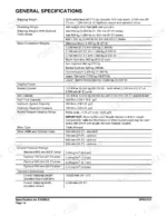 doosan-dx300lc-track-excavator-shop-manual-k1006409ae-specs-66.webp Doosan DX300LC general specifications table listing shipping weights, component weights, digging forces, and ground pressure ratings.