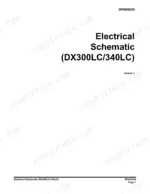 doosan-dx340lc-excavator-shop-manual-k1009684e-wiring-801.webp Doosan DX340LC, DX300LC electrical schematic cover page, document SP000039, Edition 1.