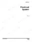 Doosan DX380LC-3 Electrical System manual cover page, document SP002418, Edition 2.