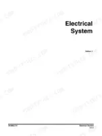 doosan-dx380lc-5-shop-manual-950106-01236e-electrical-service-1401-1.webp Electrical System section title page for the DX380LC-5