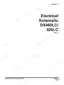Doosan DX480LC, DX520LC, DX420LC electrical schematic cover page SP000213, Edition 1.