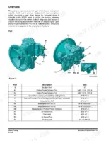 doosan-dx490lc-5-shop-manual-950106-01005e-main-pump-646-1.webp Main hydraulic pump overview with sectional illustrations and port layout