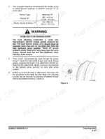 doosan-dx490lc-5-shop-manual-950106-01005e-track-tension-1143-1.webp Track tension clearance table by terrain type with the adjuster warning