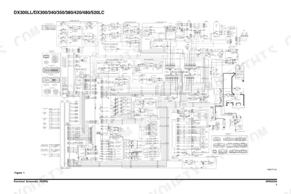 Full electrical schematic for the ROPS cab variant