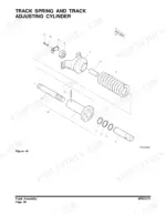 doosan-dx520lc-shop-manual-k1008703ce-track-spring-290-1.webp Track spring and track adjusting cylinder service illustration