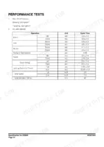 doosan-dx80r-track-excavator-shop-manual-k1044971e-hydraulic-74.webp Doosan DX80R performance tests table showing main relief pressure and actuator cycle times for boom, arm, bucket, and travel.