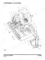 Doosan DX85R-3 component location diagram showing numbered parts for the engine, cab, undercarriage, and excavator work group.