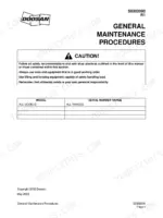 doosan-solar-220lc-6-track-excavator-shop-manual-023-00058e-procedures-71.webp Doosan Solar 220LC-6 general maintenance procedures safety caution page with model and serial number range table.