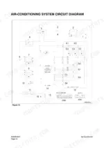 doosan-solar-225lc-v-track-excavator-shop-manual-023-00058e-hydraulic-204.webp Doosan Solar 225LC-V air-conditioning system electrical circuit diagram showing relays, blower motor, and connector pinouts.