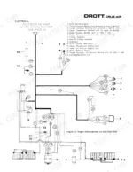 drott-80-excavator-service-manual-s406162-wiring-27.webp Drott 80, 80 CRUZ-AIR engine wiring harness diagram showing alternator, sending units, and solenoid connections.