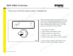 e25d4dfc-b2-procedures-64 Bomag BMP 8500 procedure for teaching the BOSS safety system transponder and replacing remote control components.