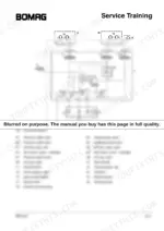 efaa94eb-b-hydraulic-20 Bomag BMP 851, BW 85 T hydraulic diagram showing control block, valves, gear pump, and travel system components.