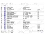 efaa94eb-b-parts-list-50 Bomag BMP 851, BW 85 T component listing table for electrical modules, fuses, relays, and sensors.