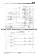 Bomag BC 601 RB, BC 601 RS wiring diagram showing electrical connections for sensors, gauges, and relays up to machine-no.