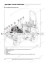 f5d2e800-b2-system-diagram-166 Bomag BW 100/120 AD-5 service manual — diesel engine: labeled 3D overview of the engine compartment with numbered components 1-8