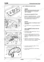 fbc0f11f-b2-procedures-44 Bomag BW 100 AD-3, BW 120 AD-3, BW 100 AC-3, BW 120 AC-3 procedures for flushing the travel circuit and hydraulic oil tank.