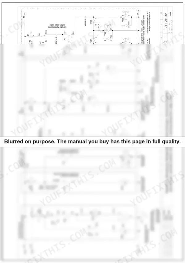 ff585a06-b-wiring-438 Bomag BW 135 AD, BW 138 AD, BW 138 AC wiring diagram for sprinkler system, edge cutter, warning horn, and beacon components.
