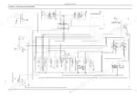 fiat-kobelco-e16-to-evolution-mini-excavator-workshop-manual-604-13-248-00-hydraulic-123.webp Fiat Kobelco E16 EVOLUTION, E18 EVOLUTION hydraulic circuit diagram for rigid crawler frame showing pumps, valves, and motors.