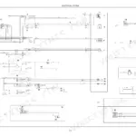 Fiat Kobelco E16 EVOLUTION, E18 EVOLUTION electrical system wiring diagram showing engine and cluster gauge components.