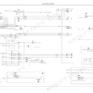 Fiat Kobelco E16 EVOLUTION, E18 EVOLUTION electrical system wiring diagram showing engine and cluster gauge components.