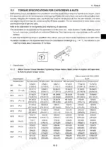 fiat-kobelco-e40-2sr-e50-2sr-hydraulic-excavator-shop-manual-604-13-368-torque-67.webp Fiat Kobelco E40.2SR, E50.2SR torque specifications table for metric coarse thread capscrews and nuts with strength classifications.