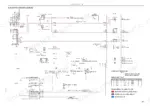 fiat-kobelco-e9sr-evolution-hydraulic-excavator-repair-manual-604-13-247-00-wiring-107.webp Fiat Kobelco E9SR EVOLUTION electrical system wiring diagram showing battery, starter motor, fuse box, and wire color table.