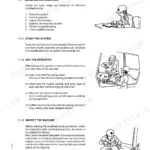 Fiat Kobelco EX95W troubleshooting introduction page detailing six basic steps for machine inspection and operator interview.
