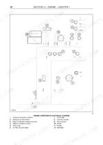 fiat-kobelco-sl35b-sl40b-compact-loader-workshop-manual-604-06-899-01-wiring-72.webp Fiat Kobelco SL35B, SL40B engine components electrical wiring diagram showing battery, starter, alternator, and fuel system.