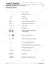 fiatallis-fx140-fx140lc-crawler-excavator-manual-set-service-electrical-system-900-1.webp FiatAllis FX140, FX140LC technical handbook page showing electrical schematic symbols and connection definitions.