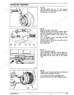 fiatallis-fx240-fx240lc-crawler-excavator-manual-set-service-superstructure-684.webp FiatAllis FX240, FX240LC traveling gearbox repair procedures, including staking ring nuts, brake seal replacement, and brake assembly.