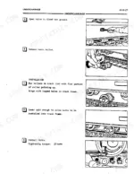 fiatallis-fx250-crawler-excavator-manual-set-service-electrical-system-989.webp FiatAllis FX250 undercarriage service manual showing lower roller removal and installation procedures with 27 daNm torque specs.