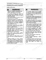 fiatallis-fx350-fx350lc-crawler-excavator-manual-set-service-hydraulic-system-792.webp FiatAllis FX350, FX350LC safety instructions for checking and setting hydraulic system pressures.