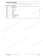 fiatallis-fx350-fx350lc-crawler-excavator-manual-set-service-superstructure-671.webp FiatAllis FX350, FX350LC traveling gearbox parts list table including brake, piston, seals, and compression springs.