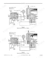 ford-8000-to-9600-tractor-service-manual-40800020-hydraulic-277-1.webp Ford 8000, 9000, 8600, 9600 hydraulic system diagrams showing oil flow in neutral and lifting positions with labeled components.