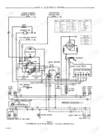 ford-8000-to-9600-tractor-service-manual-40800020-wiring-104-1.webp Ford 8000, 9000, 8600, 9600 electrical wiring diagram for tractors with generators, including starter, lights, and switch circuits.