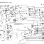 Hitachi EX400-3, EX400-3C, EX400LC-3, EX400LC-3C, EX400H-3, EX450H-3C, EX400LCH-3, EX400LCH-3C electrical circuit wiring diagram.