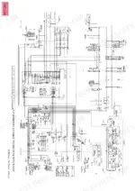 hitachi-zaxis-75us-repair-manual-excavator-electrical-circuit-988.webp Hitachi Zaxis 75US electrical circuit diagram with power rails, fuse and relay block and labelled circuits