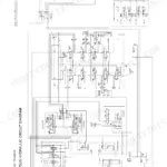 Hitachi Zaxis 75US hydraulic circuit diagram with three pumps, both control valve sections and travel motors