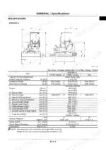 hitachi-zaxis-zx-40u-2-50u-2-repair-manual-excavator-specifications-39-1.webp Hitachi Zaxis 40U-2 specification table with operating weights and machine dimensions