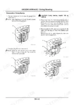 hitachi-zx110-3-zx135us-3-excavator-repair-manual-undercarriage-1397.webp Hitachi ZX110-3, ZX110M-3, ZX120-3, ZX130K-3, ZX130L-3, ZX135US-3, ZX135USK-3, ZX135USL-3 swing bearing disassembly procedure diagrams.
