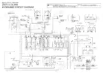 Hitachi ZX27U-3, ZX30U-3, ZX35U-3 hydraulic circuit diagram showing cylinders, control valves, and pumps.